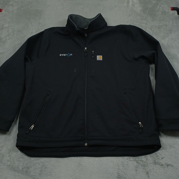 Carhartt Other - Carhartt Jacket Mens 3XL Black Rain Defender Workwear Relaxed‎ Fit Heavyweight